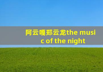 阿云嘎郑云龙the music of the night